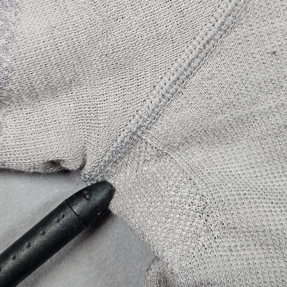 Smartwool Intraknit 250 Sweatshirt Womens Large Gray 1/4 Zip Merino Baselayer - Picture 6 of 16